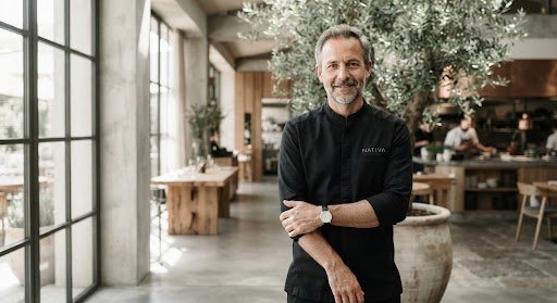 Jürgen Merkohasanaj, chef and owner of Nativa